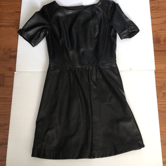 Caitlin power backless leather dress - Picture 2 of 4